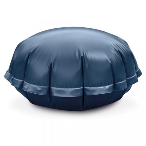 Inflatable pool pillow for use underneath the winter cover.