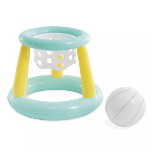 Inflatable basketball hoop