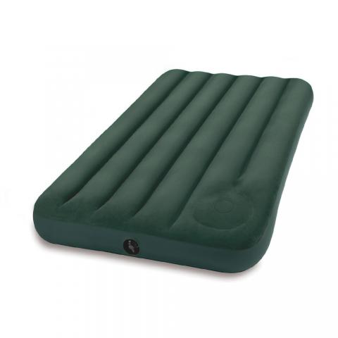 Single Sized Downy Airbed with Built in Foot Pump